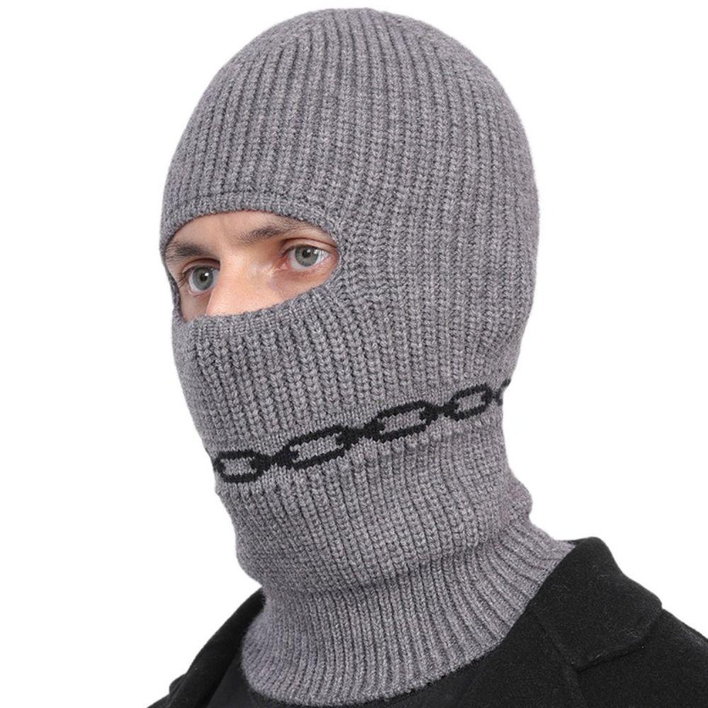 Windproof Balaclava Hat Keep Warm Full Face Cover Hat Fashion Winter Beanie Hat  Streetwear