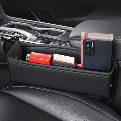 Multifunktionskonsole Spaltfüller Seiten-Aufbewahrungsbox Auto-Innenraum-Aufbewahrungstasche Universal auf beiden Seiten Autositz-Spalt-Organizer