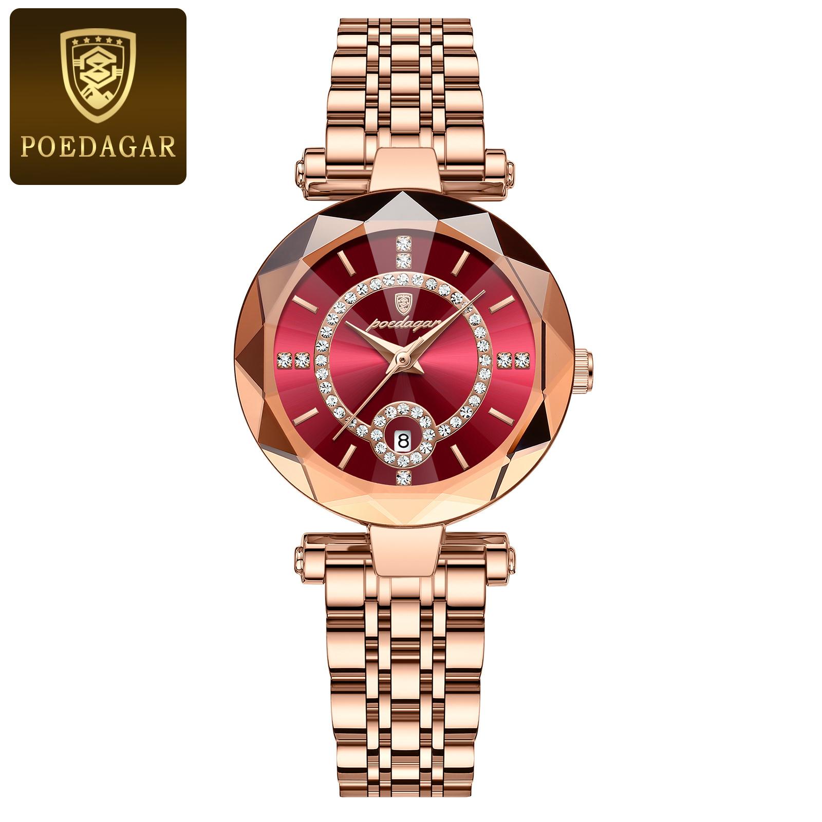 Luxury Diamond Dress Ladies Watch High Quality Waterproof Stainless Steel Women Quartz Watches 726
