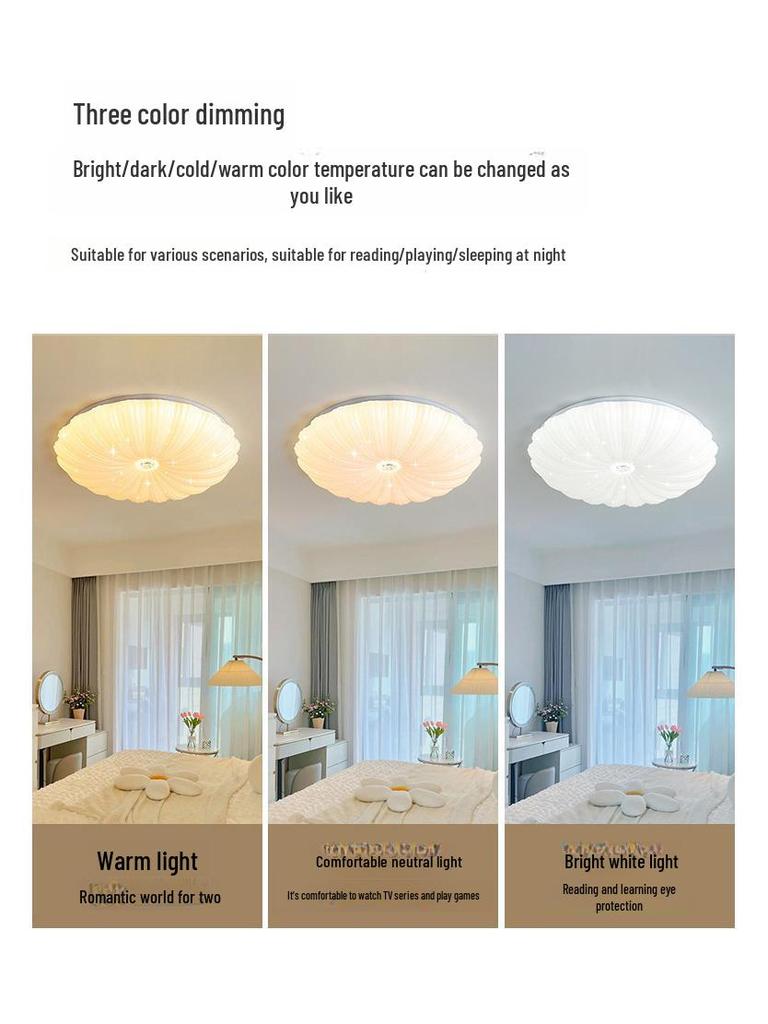 Shell Cloud LED Ceiling Lamp for Children's Room - Eye Protection & Creative Design