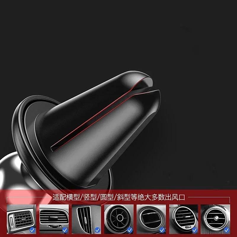 Car Phone Holder Car Air Vent Clip Mount Mobile Phone Holder For Volkswagen VW Golf 6 7 8 Touareg Passat Polo Jetta MK4 B6 GTI zj5