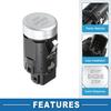 Push Button Starter Switch No.3GD959839 Engine Start Stop Switch Button for Volkswagen Magotan B8 2017-2021 Silver Tone