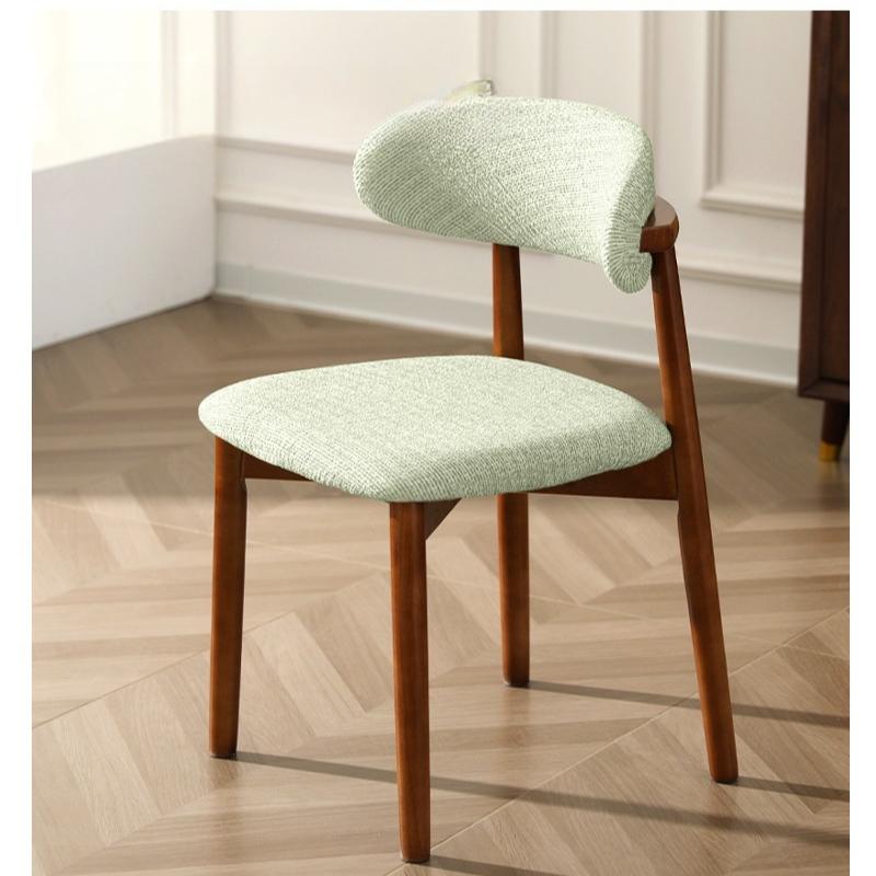 1/2/4Pcs Jacquard Office Chair Backrest Seat Covers Solid Wood Dining Chair Cover Elastic Seat Cover For Restaurant Dining Room