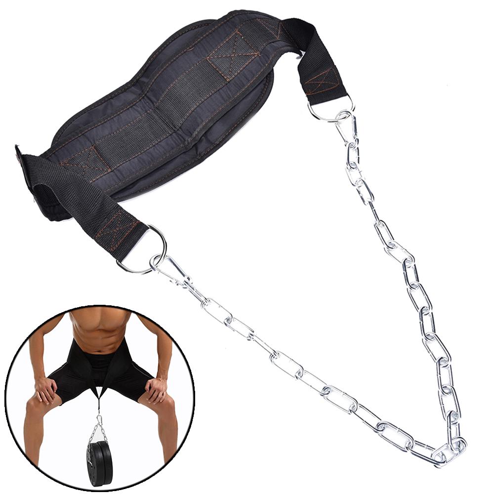 Drop Shipping Dip Belt Weight Lifting Gym Body Waist Strength Training