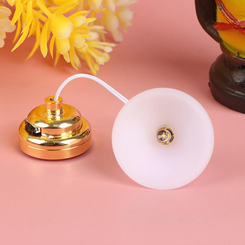1:12 Dollhouse Miniature Chandelier Ceiling Lamp Led Lamp Wall Lamp Decor Toy