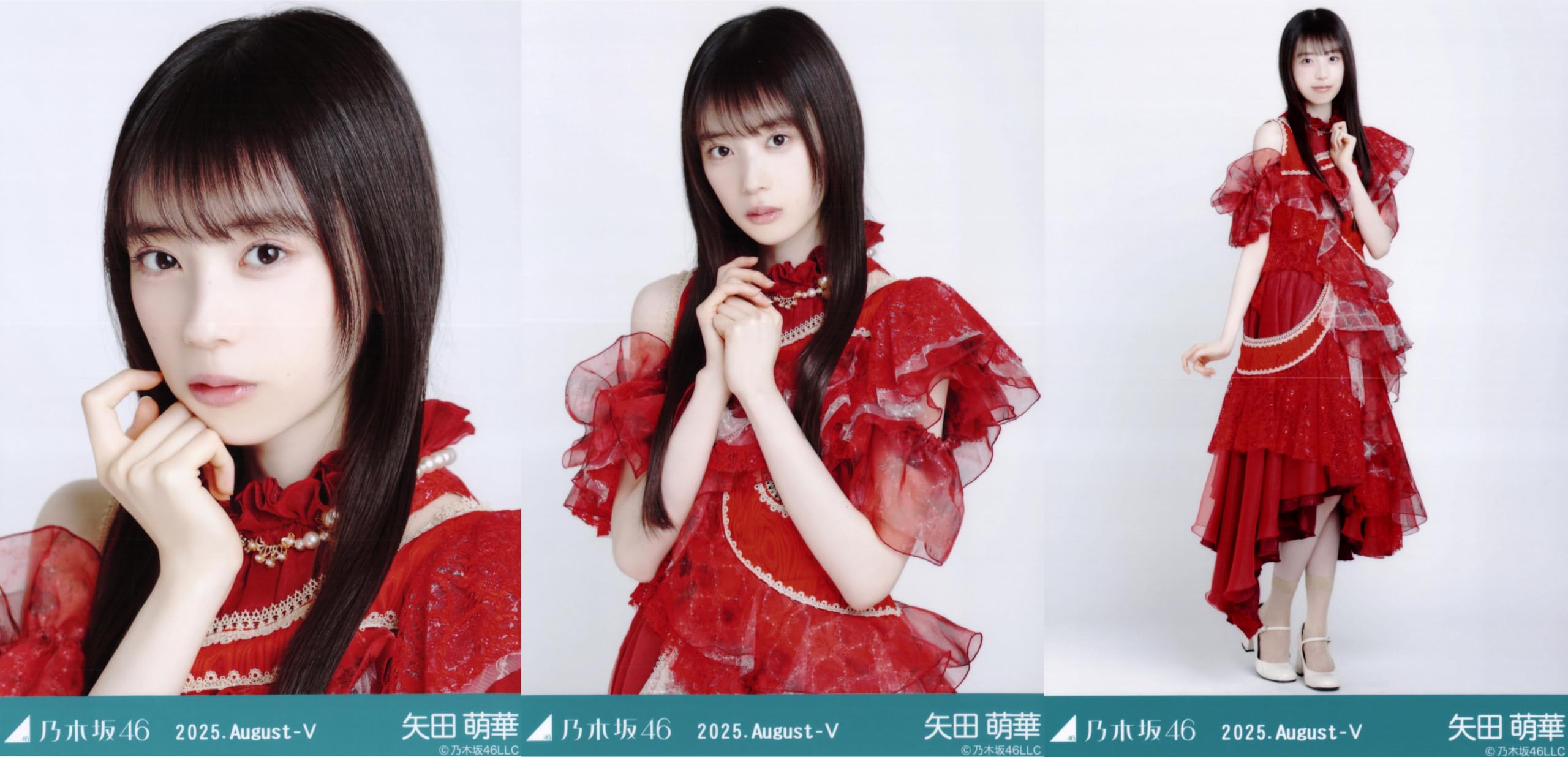 

Nogizaka46 Сырое фото Август 2025 13-й Blu-ray Живой костюм 2 Набор из 3 предметов Яда Моэка