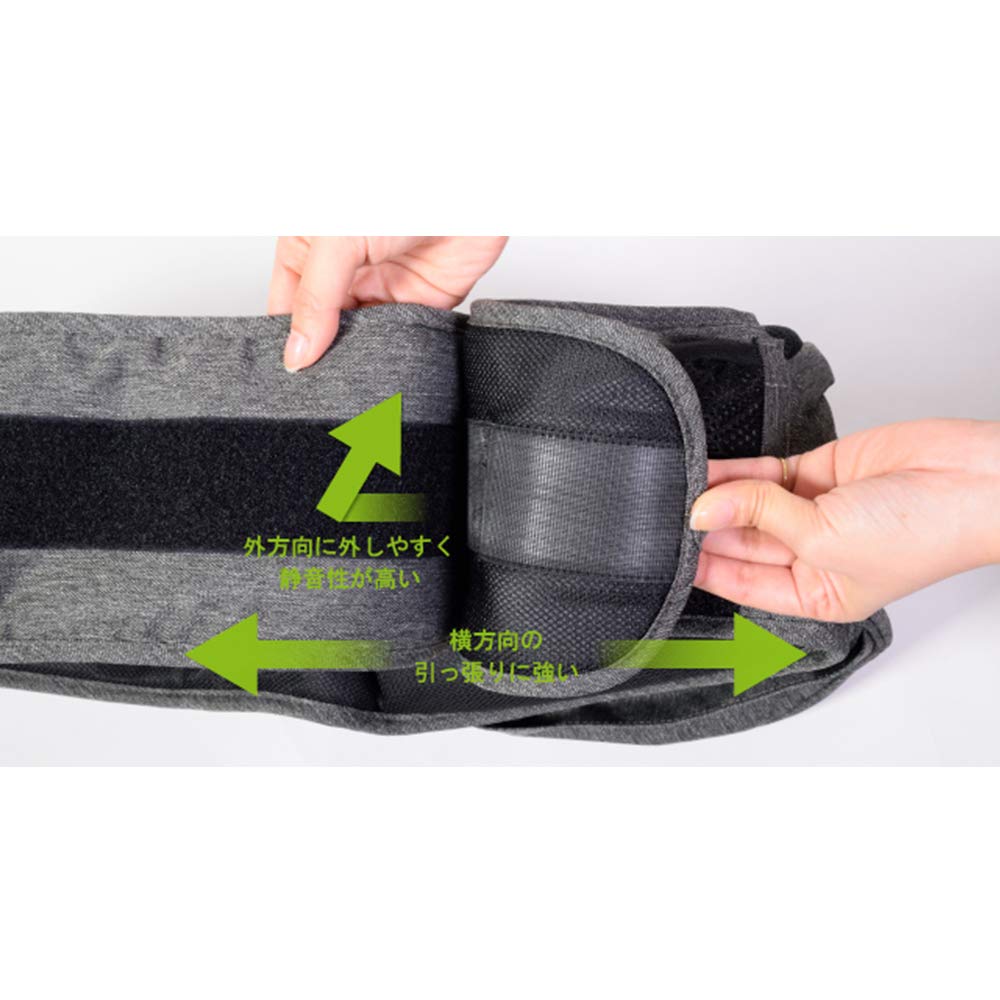 Review Award LUCKY 1934 POLBAN ADVANCE Hip Seat Baby Carrier Forward Facing Mesh Side Carry Waist Pouch Type P7310 [Mamari Winner!] (Ripstop Black)