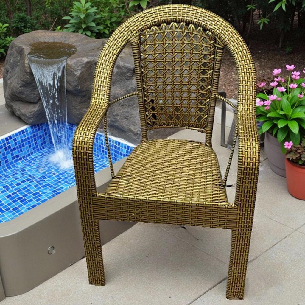 Кресло-качалка 2025 с высокой спинкой из ротанга, грузоподъемность 500 цзиней, для дома, улицы, отдыха, обеда и маджонга.