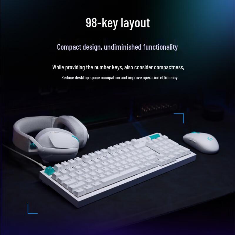 Logitech G316 X 98-Key Hot-Swappable RGB Wired Mechanical Keyboard