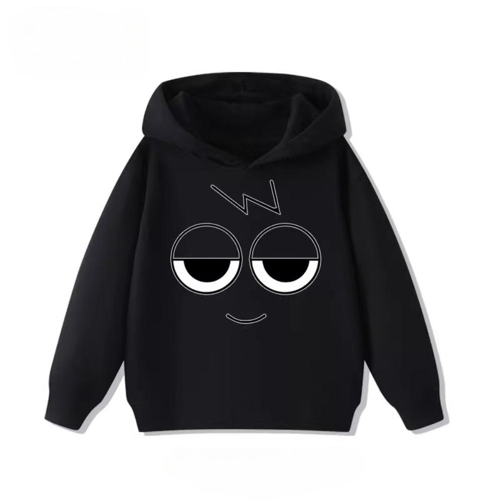 Sprunki Music Rhythm Box Peripheral Children's Hoodie Sweatshirt Boy and Girl Clothing Autumn and Winter Warm Children's Clothes