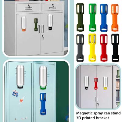 Agnetic Aerosol Can Holder, Of Accommodating And Hanging Various Metal Bottles, Organizer Wall Mounted Metal Products