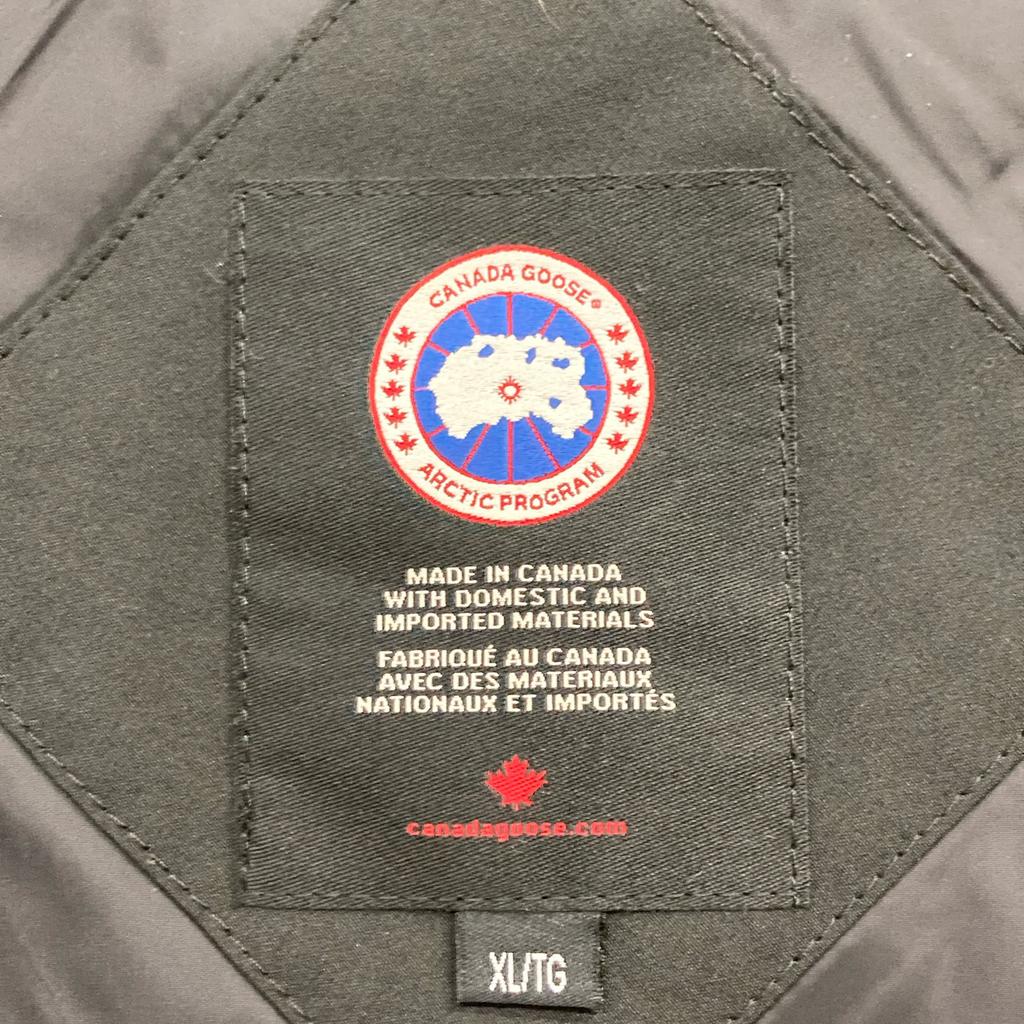 CANADA GOOSE 3805M Black CARSON PARKA / Carson Parker Down Jacket Jacket XL blackUsed
