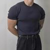 "Men's High-End European and American Fashion Summer T-Shirt: Breathable, Light, Short-Sleeve Casual Top"