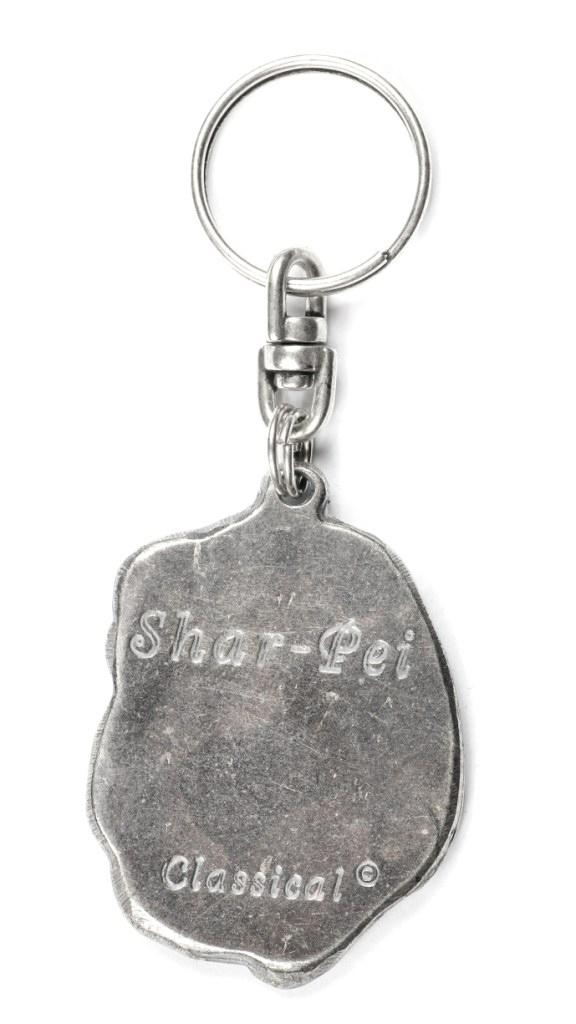 Shar-Pei - Posrebrzany wisiorek z psem, ozdoba torebki, zawieszka do plecaka marki Art-Dog