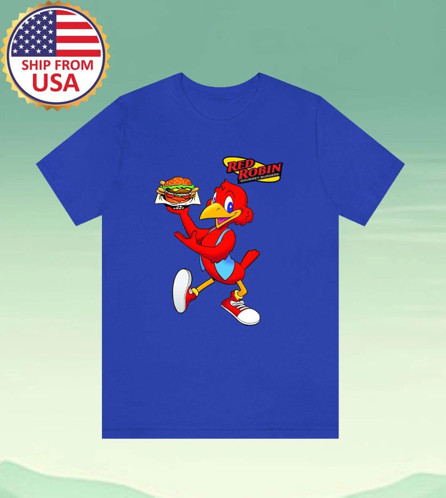 Red Robin Burgers Men s Blue Size S-5XL S