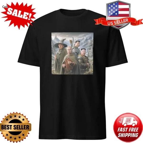The presidents tshirt, funny meme shirt, Kim Jong Un, Vladimi Putin, Trump shirt S
