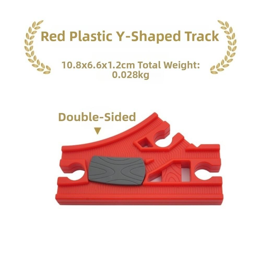 Y Track Railway Track Plastic Transform Tracks Kids Toys Train Track Accessories for Hape LILLABO