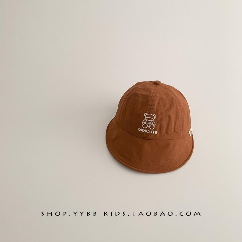 Baby Sun Hat Spring and Autumn Baby Cap Summer Men and Women Children Big Brim Quick Drying Sunscreen Bucket Hat Thin