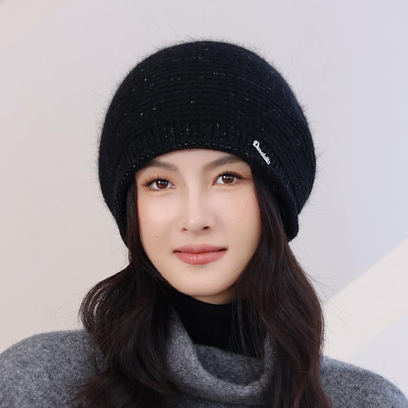 Women's New Stacking Hat, Warm Hat, Women's Cold-proof Wool Hat, Autumn and Winter Knitted Hat
