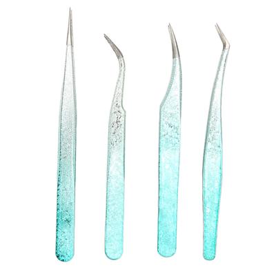 Nail Tweezers Lightweight Versatile Fine Point Stainless Steel Comfortable Grip Nail Art Tweezers