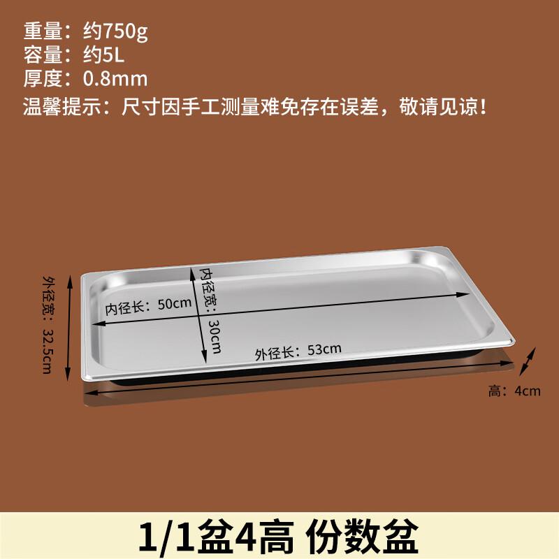 Stainless Steel Rectangular Food Pan