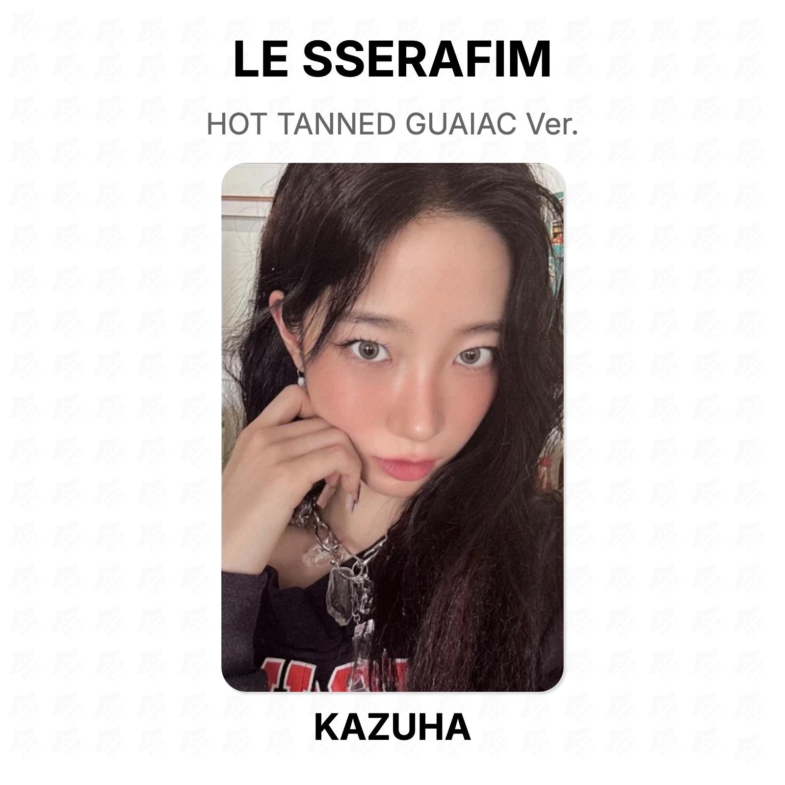 LE SSERAFIM HOT TANNED GUAIAC Ver. Official Photocard KAZUHA