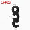 11PCS Outdoor tent three eye wind rope aluminum buckle outdoor tent fixed wind rope buckle