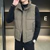 Style Down Vest Wear Light Casual Fashion Stand-Up Collar Men's Short Jacket