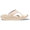 Hoka One One Ora Recovery Flip Breathable Support Comfortable Casual Anti-Friction Flip-Flops Women Flip-Flops Beige 1117910-VLN