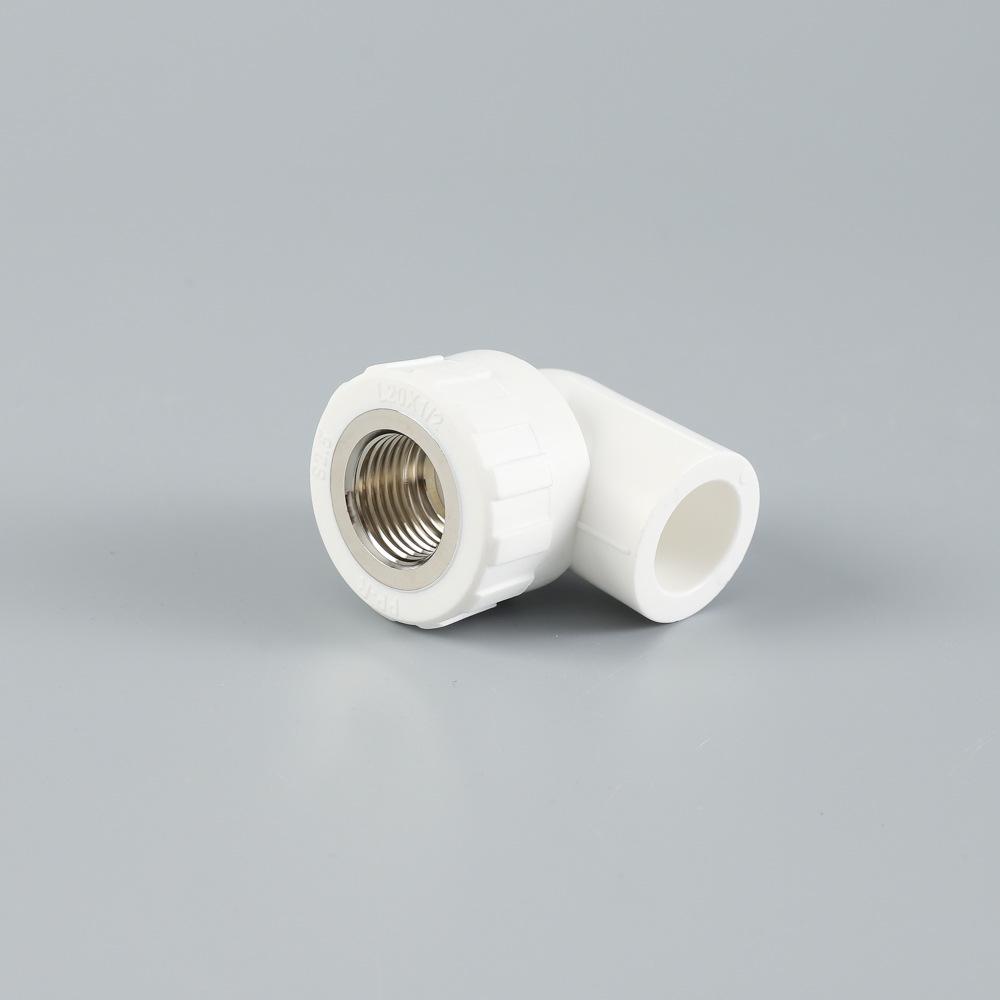 Weixing Style PPR Threaded Elbow Pipe Fittings - Thickened Internal/External Hot Melt Connections