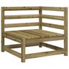 8 Piece Garden Sofa Set Pressure Treated Pine Wood