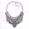 Halskette, beliebte Retro-Legierung, kurze Halskette, Kristall-Accessoire für Damen