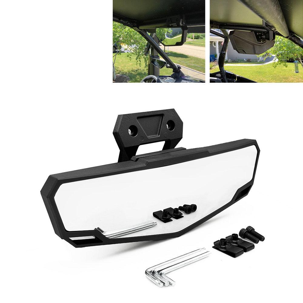 Kolip UTV Interior Rear View Mirror High-Definition Center Rearview Mirror Compatible For Polaris RZR PRO XP/RZR PRO XP 4 as picture show