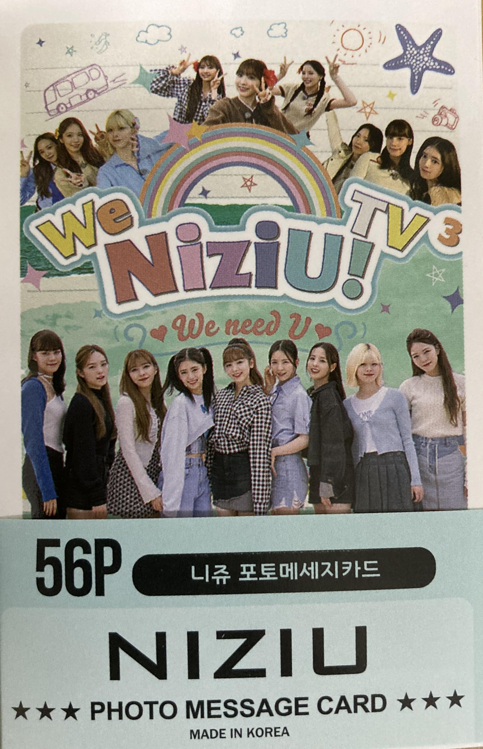 

Набор из 56 фотокарточек NiziU Goods (НизиУ)