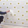 Decorative waterproof and moisture-proof 70x70cm self-adhesive ceiling wallpaper 3D brick wall paste foam wall decoration