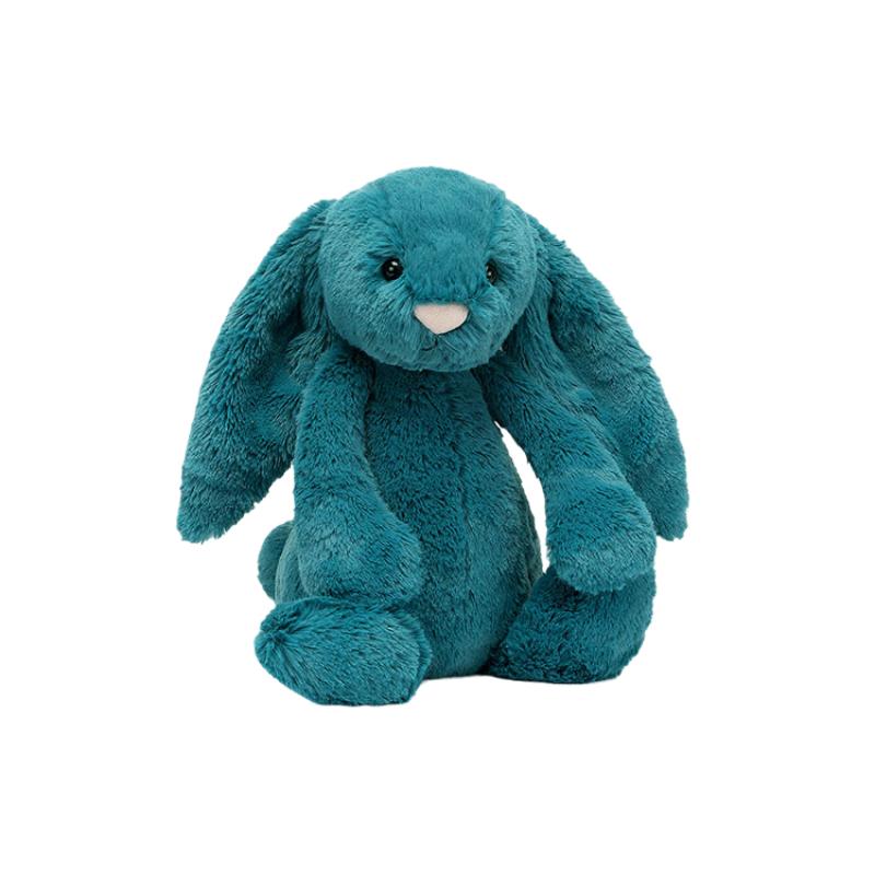 Jellycat Bonnie Rabbit Series Animal Shy Rabbit Mineral Blue Doll Plush Doll 31cm Height