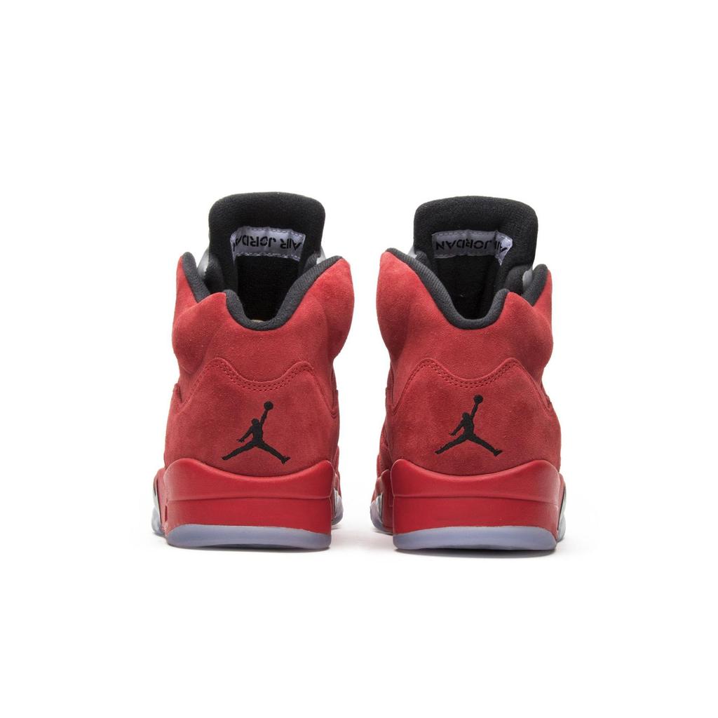 Air Jordan 5 Retro 'Red Suede' (Unisex) University Red / Black-University Red Vintage Basketball Shoes 136027 602