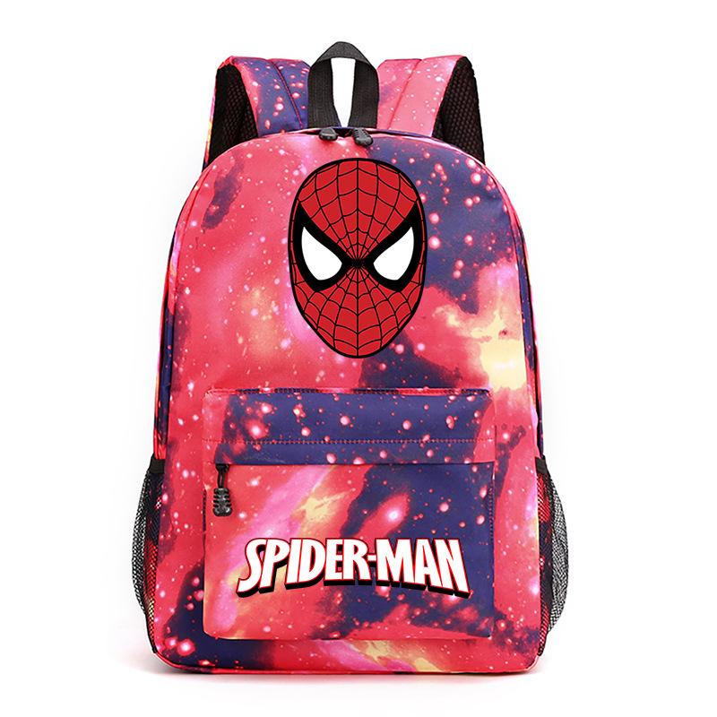 Marvel Spider-Man Rugzak Student Rugzak Tiener Cartoon Kinder Schooltas Backpack