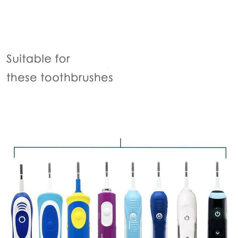 8pcs For Dual Clean Electric Toothbrush Head Replacements Soft Heads 1000 8000 9000 417A Clean Bristle Nozzles