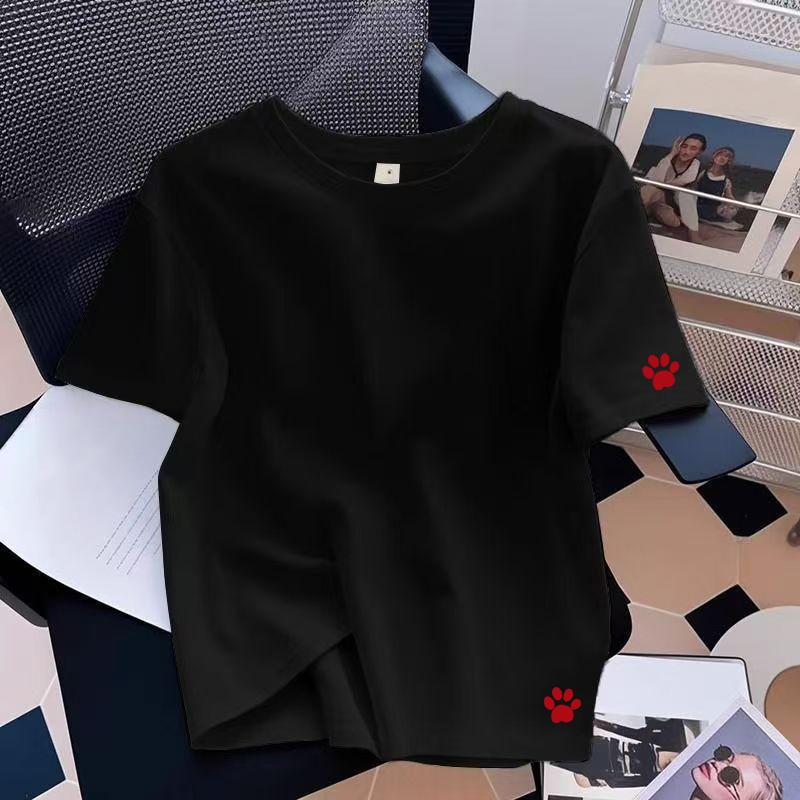 Summer Best Seller Womens T-shirts Cotton Casual Short Sleeve Outdoor Sports Jogging Woman Clothes Fashion Tees Tops
