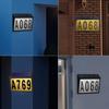 Solar House Numbers Light LED Illuminated Waterproof Address Sign Easy Installation Solar-Powered Lighting Doorplate for Front Door