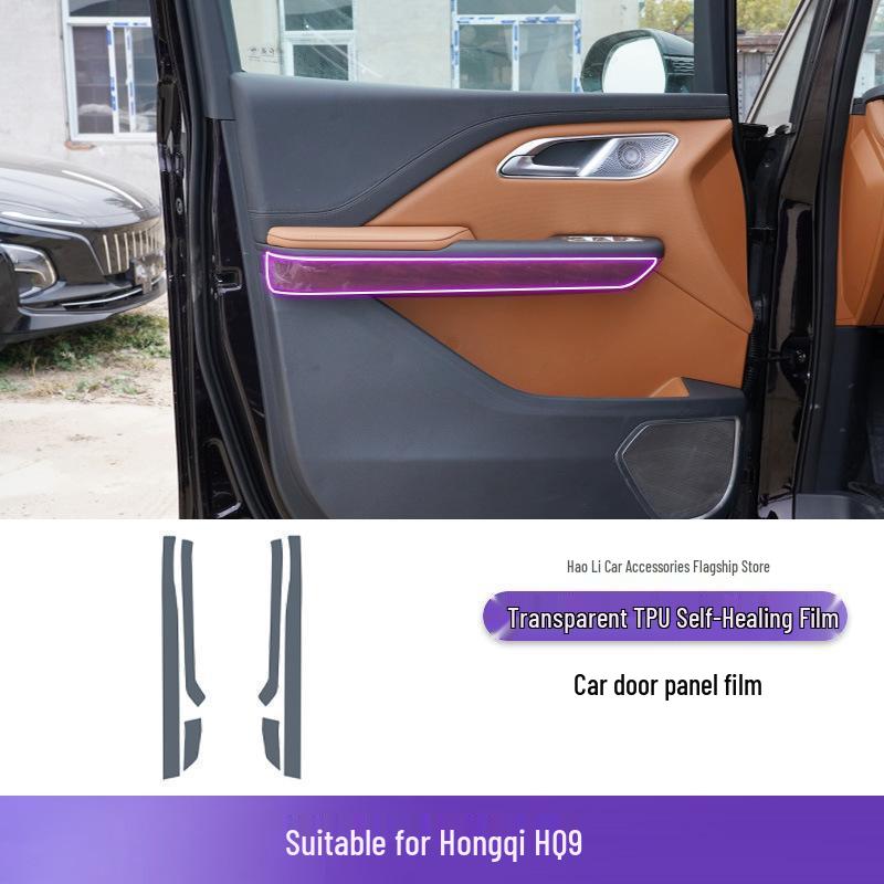 2022-2025 Hongqi HQ9 Screen & Console Gear Shift Transparent TPU Interior Sticker Film