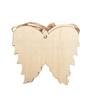 10PCS Wooden Christmas Ornaments Wood Slices DIY Blank Hanging Ornaments Kit for Crafts Centerpieces Christmas Tree Decorations