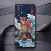 Rysunek Smoka Etui na Telefon Dla Samsung Galaxy A32 A33 A31 A23 A22 A21S A13 A12 A11 A03 A02 Silikonowe Etui Pokrowiec Tygrys Ptaki Anime