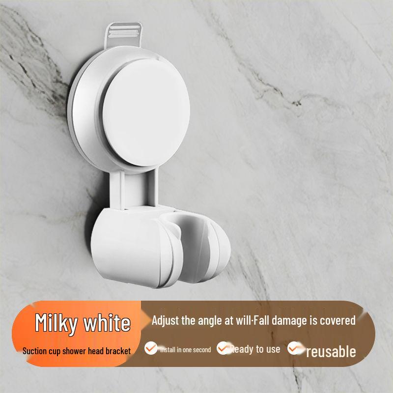 

Adjustable Suction Cup Shower Head Holder - No Drilling Needed.