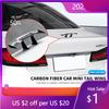 Hot 2025 New Car Rear Mini Spoiler Wing Motorcycle Small Model Canard Tail Winglet ABS Carbon For Volkswagen R Line Golf MK4 MK5