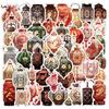 63 Unique Retro Chinese New Year Lantern Stickers for Decorating Phone Cases, Notebooks, Storage Boxes, and Water Cups