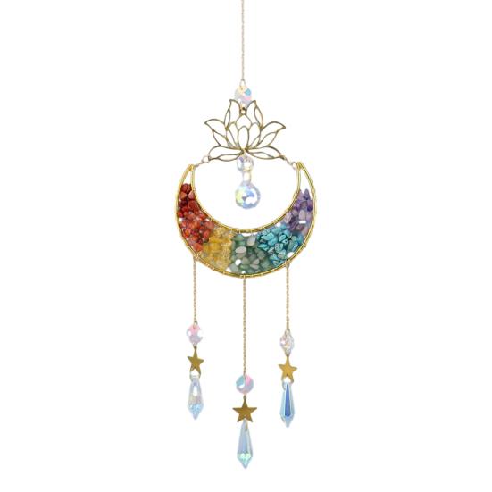 Crystal Suncatcher Hanging Moon Sun Light Catcher 1