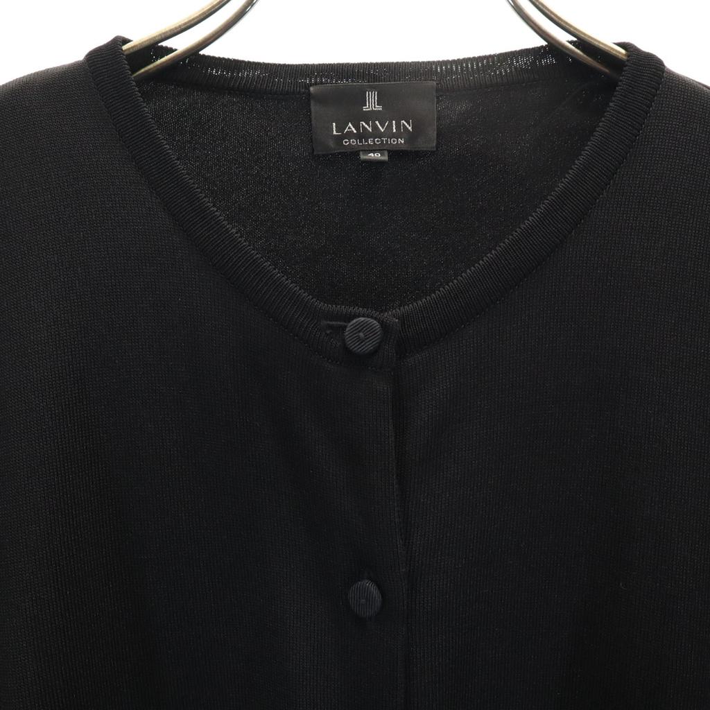 LANVIN LA COLLECTION made in Japan Long sleeve cardigan 40 black Women Used