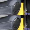 2pcs Carbon Fiber Car Inner Door Speaker Right Cover For Benz Smart 2011-2015
